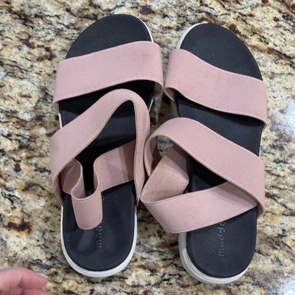 Madden Girl Pink Strap Sandals - Picture 8 of 10